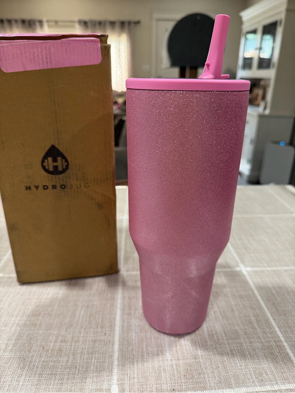 40oz Pretty In Pink HydroJug - Picture 4 of 8